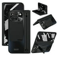 thumbnail image 1 of ELEHOLD for  Google Pixel 9 Pro Fold Case Rugged Full Body with Built-in Screen Protector Hinge Protection Invisible Kickstand Metal Lens Protection Shockproof Anti-Scratch Case with Stylus Pen,Black, 1 of 7