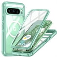 thumbnail image 1 of ELEHOLD for Google Pixel 9 Pro XL Case, Clear HD Screen Protector Cover Shockproof Dustproof Full Body Protection Magnetic Slim Rugged Phone Case for Google Pixel 9 Pro XL,Blue,Green, 1 of 5