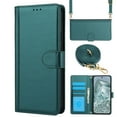 thumbnail image 1 of ELEHOLD for Google Pixel 9 Pro XL Case, Magnetic Stand Soft Leather Credit Card Slots Cash Pockets Flip Protective Case with Crossbody Strap for for Google Pixel 9 Pro XL,Green, 1 of 8