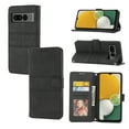 thumbnail image 1 of ELEHOLD Hand Strap PU Leather Wallet Case for Google Pixel 7 Pro 6.7 inch  Ultra slim Soft TPU Magnetic Clasp Flip Folio with Kickstand Shockproof Case for Man Women Case Cover,,Black, 1 of 9