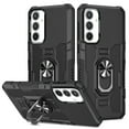 thumbnail image 1 of ELEHOLD Heavy Duty Case for Samsung Galaxy A54 5G Rugged Case, 360° Rotating Ring Holder Kickstand Support Magnetic Car Mount Full Body Shockproof Protective Case -Black, 1 of 9