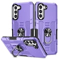 thumbnail image 1 of ELEHOLD Heavy Duty Case for Samsung Galaxy S24 Plus Rugged Case, 360° Rotating Ring Holder Kickstand Support Magnetic Car Mount Full Body Shockproof Protective Case -Purple, 1 of 10