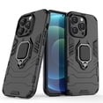 thumbnail image 1 of ELEHOLD Heavy Duty Case for iPhone 15 Pro,Armor Rugged Protective Magnetic Metal Ring Holder Kickstand Function Shockproof Anti-Scratch Non-Slip Slim Case for iPhone 15 Pro,Black, 1 of 11