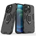 thumbnail image 1 of ELEHOLD Heavy Duty Case for iPhone 15 Pro,Armor Rugged Protective Magnetic Metal Ring Holder Kickstand Function Shockproof Anti-Scratch Non-Slip Slim Case for iPhone 15 Pro,Black, 1 of 11