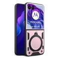 thumbnail image 1 of ELEHOLD Heavy Duty Rugged Case for Motorola Razr+ 2025 /Motorola Razr+ 2024,Sliding Lens Cover Foldable Kickstand Bracket Strong Magnetic Force Shockproof Hybrid Case,Pink, 1 of 7