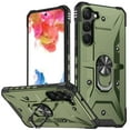 thumbnail image 1 of ELEHOLD Heavy Duty Rugged Case for Samsung Galaxy A15,360° Rotation Ring Holder Kickstand Function Anti-Slip Work with Magnetic Car Mount Shockproof Protective Case for Galaxy A15,Armygreen, 1 of 7