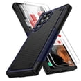 thumbnail image 1 of ELEHOLD Heavy Duty Rugged Case for Samsung Galaxy S24 Plus,Hybrid Hard PC +TPU Full Protective Shockproof Anti-Scratch Case with 2 Pack Tempered Glass Screen Protector for Samsung S24 Plus, blue, 1 of 8