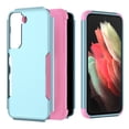 thumbnail image 1 of ELEHOLD Hybrid Case for Samsung Galaxy S23 Plus 6.6"  Rugged Shockproof Anti-Scratch Anti-Fingerprint Protective Cover for Samsung S23+ 6.6 Inch,Green+Pink, 1 of 7