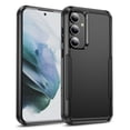 thumbnail image 1 of ELEHOLD Hybrid Case for Samsung Galaxy S24 6.2" Rugged Shockproof Anti-Scratch Anti-Fingerprint Protective Hard PC Cover Support Wireless Charging for Samsung Galaxy S24 - Black, 1 of 8