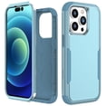 thumbnail image 1 of ELEHOLD Hybrid Case for iPhone 15 Plus 6.7" Rugged Shockproof Anti-Scratch Anti-Fingerprint Protective Hard PC Cover Support Wireless Charging for iPhone 15 Plus - Green, 1 of 6