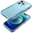 thumbnail image 1 of ELEHOLD Hybrid Case for iPhone 15 Pro 6.1" Rugged Shockproof Anti-Scratch Anti-Fingerprint Protective Hard PC Cover Support Wireless Charging for iPhone 15 Pro - Green, 1 of 6