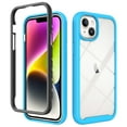 thumbnail image 1 of ELEHOLD Hybrid Clear Case for iPhone 15 Slim Thin Anti-Yellowing Transparent Clear Shockproof Bumper Protective Case for iPhone 15 -6.1 inch,Lightblue, 1 of 5