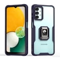 thumbnail image 1 of ELEHOLD Hybrid Slim Case for Samsung Galaxy A53 5G Crystal Clear Back Acrylic + TPU Shockproof Full Protective Cover with Ring Holder Kickstand,Purple, 1 of 7