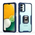 thumbnail image 1 of ELEHOLD Hybrid Slim Case for Samsung Galaxy A13 4G Crystal Clear Back Acrylic + TPU Shockproof Full Protective Cover with Ring Holder Kickstand,Blue, 1 of 7
