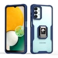 thumbnail image 1 of ELEHOLD Hybrid Slim Case for Samsung Galaxy A53 5G Crystal Clear Back Acrylic + TPU Shockproof Full Protective Cover with Ring Holder Kickstand,Blue, 1 of 7