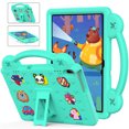 thumbnail image 1 of ELEHOLD Kids Case for Lenovo Tab M10 (TB-X505F/TB-X605F/TB-X705 F/L) EVA Foam Cute Cartoon Case with Built-in Kickstand Shockproof Portable Case for Lenovo Tab M10,Mintgreen, 1 of 8
