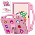 thumbnail image 1 of ELEHOLD Kids Case for Samsung Galaxy Tab A9 Plus 11" Tablet Case, EVA Foam Cute Cartoon Case with Built-in Kickstand Portable Handle Shockproof Protective Case for Samsung Tab A9+ 2023,Pink, 1 of 9