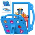 thumbnail image 1 of ELEHOLD Kids Case for Samsung Galaxy Tab A9 Plus 11" Tablet Case, EVA Foam Cute Cartoon Case with Built-in Kickstand Portable Handle Shockproof Protective Case for Samsung Tab A9+ 2023,Skyblue, 1 of 9
