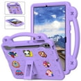 thumbnail image 1 of ELEHOLD Kids Case for Samsung Galaxy Tab S9 FE+/S9 Plus/S8 Plus/S7 FE /S7 Plus  EVA Foam Cute Cartoon Case with Built-in Kickstand Shockproof Portable Case with DIY Accessories,Purple, 1 of 6