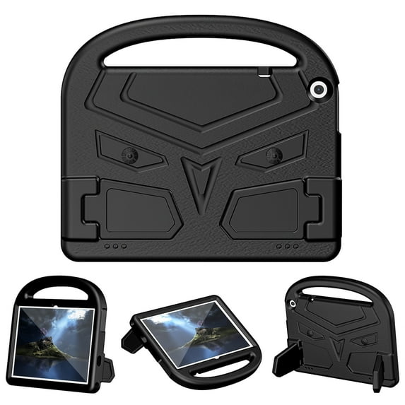 ELEHOLD Kids Case for Walmart Onn 10.1" Tablet 3rd Generation (2022 Release Modesl 100071485) EVA Kids Friendly Full Body Shockproof Kickstand Function Handle Grip Case for Onn 10.1" 3rd Gen,Black