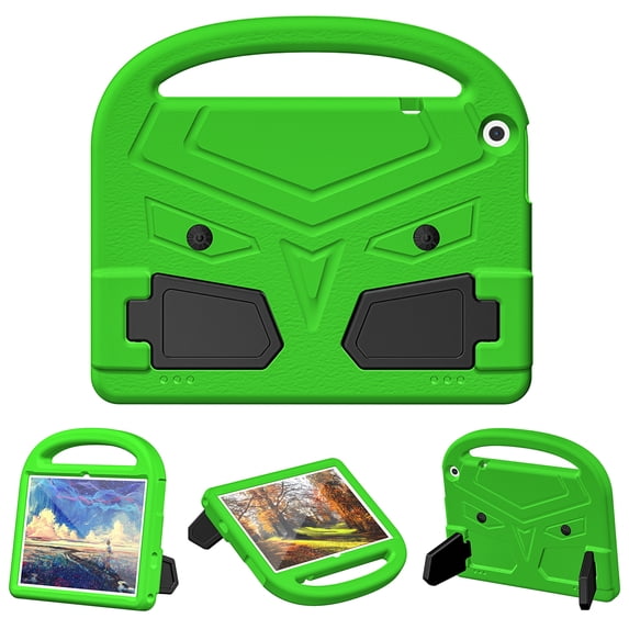 ELEHOLD Kids Case for Walmart Onn 10.1" Tablet 3rd Generation (2022 Release Modesl 100071485) EVA Kids Friendly Full Body Shockproof Kickstand Function Handle Grip Case for Onn 10.1" 3rd Gen,Green