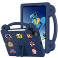 thumbnail image 1 of ELEHOLD Kids Case for iPad 10th Generation 10.9" 2022,Hard PC + PVC +EVA Metarial with Shockproof Handle Kickstand Full Body Protection Cartoon Case for iPad 10.9 inch 10th Gen 2022, Navyblue, 1 of 8