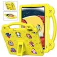 thumbnail image 1 of ELEHOLD Kids Case for iPad 9th/8th/7th Gen (2021/2020/2019)10.2 inch, EVA Foam Cute Cartoon Case with Built-in Kickstand Pencil Holder Shockproof Portable Case for iPad 10.2",Yellow, 1 of 8