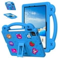 thumbnail image 1 of ELEHOLD Kids Case for iPad Air 11 inch 2024,iPad Pro 11 inch 2024 EVA Foam Cute Cartoon Case with Built-in Kickstand Shockproof Handle Stand Cover,Skyblue, 1 of 9