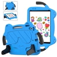 thumbnail image 1 of ELEHOLD Kids Friendly Case for iPad 9th/8th/7th Gen 2021/2020/2019, EVA + Hard PC Hybrid Shockproof Full Protective Multi-Angle Kickstand Cute Rugged Cover with Handle Grip for iPad 10.2 Inch,Skyblue, 1 of 8