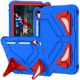 thumbnail image 1 of ELEHOLD Kids Protective Case for Apple iPad 11th(A16) Gen 2025/10th Gen 2022 with Screen Protector, Shockproof 3-Layers Heavy Duty Rugged Kickstand Protection Case with Shoulder Strap , H, 1 of 7