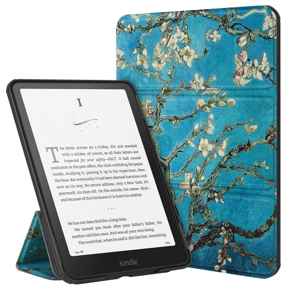 ELEHOLD Kindle Case for 7 Inch Kindle Paperwhite 12th generation 2024 Release,Slim Shockproof Corner Lightweight Magnetic Kickstand Flip Cover with Auto Sleep/Wake,A