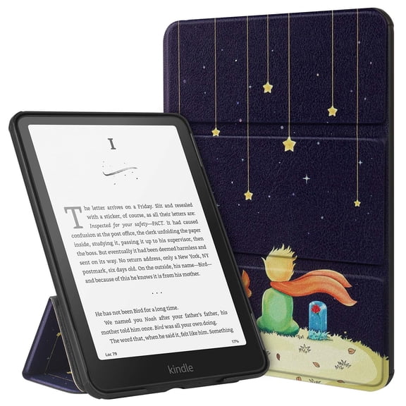 ELEHOLD Kindle Case for 7 Inch Kindle Paperwhite 12th generation 2024 Release,Slim Shockproof Corner Lightweight Magnetic Kickstand Flip Cover with Auto Sleep/Wake,C