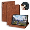 thumbnail image 1 of ELEHOLD for Kindle Fire Max 11 Inch Case (13th Generation, 2023 Release), Premium Embossed PU Leather Folio Flip Cover with Card Holder Anti-Slip Multi-Angle Stand Shockproof Protective Case,Brown, 1 of 6