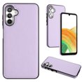 thumbnail image 1 of ELEHOLD Leather Case For Samsung Galaxy A54 5G,Premium Leather Material Slim Lightweight Camera Protection Full Body Shockproof Luxury Case,Purple, 1 of 5