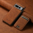 thumbnail image 1 of ELEHOLD Leather Case for Google Pixel 6 Pro Premium Lychee Texture Leather Case with Detachable Magnetic Card Holder Compatible with MagSafe Charging Shockproof Case for Google Pixel 6 Pro,khaki, 1 of 7
