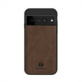 thumbnail image 1 of ELEHOLD Leather Case for Google Pixel 6a,Slim Thin Lightweight Case All-Inclusive Camera Lens Protection Work with Magnetic Car Mount Holder Full Body Shockproof Anti-Scratch Case,Brown, 1 of 7