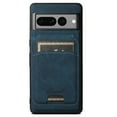 thumbnail image 1 of ELEHOLD Leather Case for Google Pixel 7A Premium Lychee Texture Leather Case with Detachable Magnetic Card Holder Compatible with MagSafe Charging Luxury Shockproof Case for Google Pixel 7A,blue, 1 of 1