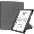 thumbnail image 1 of ELEHOLD Leather Case for Kindle Scribe 10.2" 2022 with Auto Wake/Sleep Function Multiple Angles Kickstand Pen Holder Full Body Protection Shockproof Anti-Scratch Case for Kindle Scribe 10.2",Gray, 1 of 9