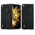 thumbnail image 1 of ELEHOLD Leather Case for OnePlus Open, Classic Luxury PU Leather All-Inclusive Lens Protection Ultra Thin Fit Lightweight Shockproof Protective Case for OnePlus Open,Black, 1 of 5
