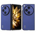 thumbnail image 1 of ELEHOLD Leather Case for OnePlus Open, Luxury PU Leather Slim Fit Lightweight Shockproof TPU Bumper Protective Back Cover Case for OnePlus Open - Deep Blue, 1 of 5