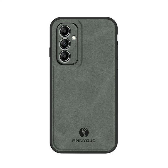 ELEHOLD Leather Case for Samsung Galaxy A13 5G,Slim Thin Lightweight Case All-Inclusive Camera Lens Protection Work with Magnetic Car Mount Holder Full Body Shockproof Anti-Scratch Case,Gray
