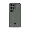 thumbnail image 1 of ELEHOLD Leather Case for Samsung Galaxy S23 Ultra,Slim Thin Lightweight Case All-Inclusive Camera Lens Protection Work with Magnetic Car Mount Holder Full Body Shockproof Anti-Scratch Case,Gray, 1 of 7