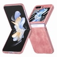 thumbnail image 1 of ELEHOLD Leather Case for Samsung Galaxy Z Flip 5 Case, Premium PU Leather Slim Shockproof Protective Case with Built-in Small Screen Protector Compatible with Samsung Galaxy Z Flip 5 (2023),Pink, 1 of 8