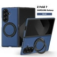 thumbnail image 1 of ELEHOLD Leather Case for Samsung Galaxy Z Fold 7,Strong Magnetic Compatible with Mag Safe 360 Rotation Ring Kickstand Function Anti-Scratches Protective Case for Samsung Galaxy Z Fold 7,Blue, 1 of 6