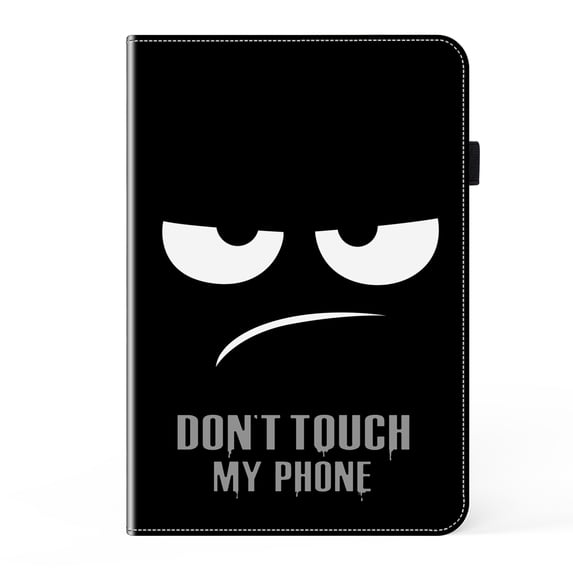ELEHOLD Leather Case for Samsung Tab A 10.1 (2019) Flip Folio Case with Card Holders Anti-Slip Strip Kickstand Function Full Protective Shockproof Case,Eyes