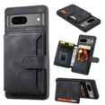 thumbnail image 1 of ELEHOLD Leather Case for Google Pixel 7 Wallet Card Holders Magnetic Clasp Stand Function Full Body Shockproof Protection for Google Pixel 7,Black, 1 of 6