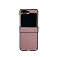 thumbnail image 1 of ELEHOLD Leather Case for Samsung Galaxy Z Flip 6, Crocodile Pattern soft TPU Slim Thin Shockproof Case with Hinge Protection,Pink, 1 of 5