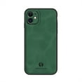thumbnail image 1 of ELEHOLD Leather Case for iPhone 11,Slim Thin Lightweight Case All-Inclusive Camera Lens Protection Work with Magnetic Car Mount Holder Full Body Shockproof Anti-Scratch Case,Darkgreen, 1 of 7