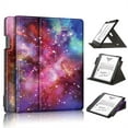 thumbnail image 1 of ELEHOLD Leather Protective Case for Kindle Scribe 10.2 inch (2022 Release), Multi-Angle Kickstand 360° Rotating Swivel Stand Anti-Slip Strip Full-body Protective Shockproof Cover, Galaxy, 1 of 8