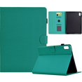 thumbnail image 1 of ELEHOLD Leather Wallet Case For Lenovo Tab M9 2023 Fiber Pattern Lightweight Folio Stand Cover, Auto Sleep&Week Function, Full Body Protection, Blue, 1 of 10